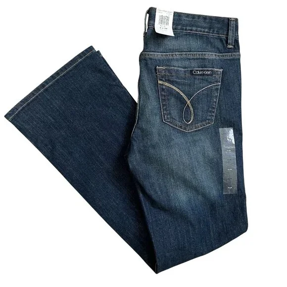 NWT Calvin Klein Ultimate Bootcut Jeans Size 8x32 - Picture 7 of 9